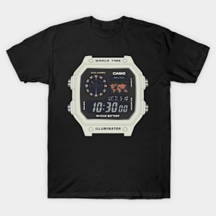 Beige Tactical Casio AE1200 Concept T-Shirt